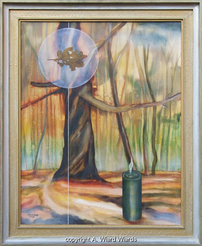 ohne Titel ("Umweltkritischer Realismus") | Mae (HxB): 76 x 60 cm | 1980-07-001
