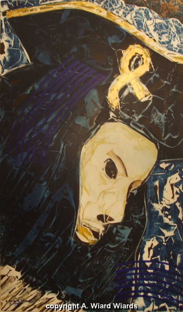 Maske | Mae (HxB): 70 x 40 cm | 1991-03-003