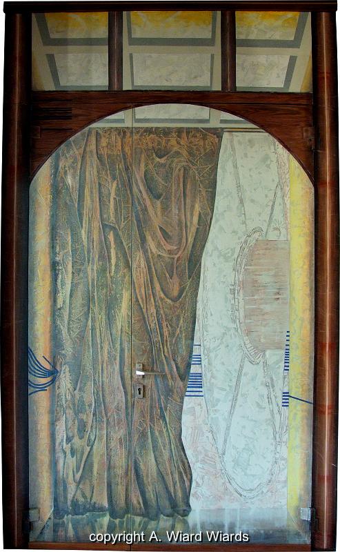 Penelopes Traumbild (Bemalte Türseite) | Maße (HxB): 270 x 167 cm | 1993-05-002