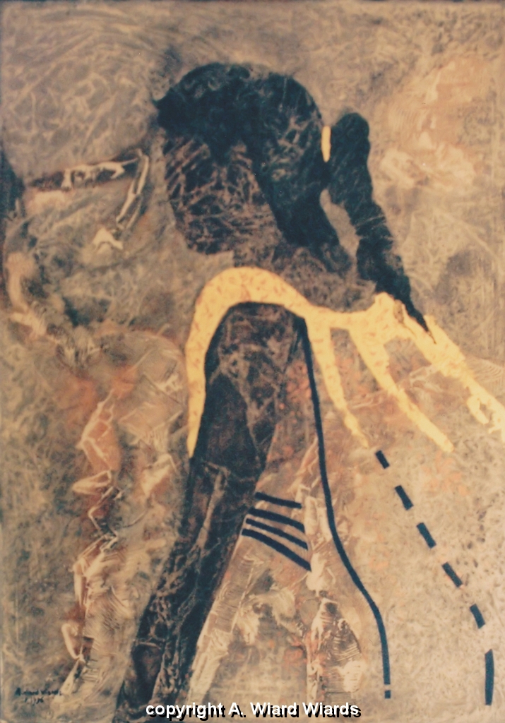 ohne Titel | Mae (HxB): 96 x 70 cm | 1996-01-001