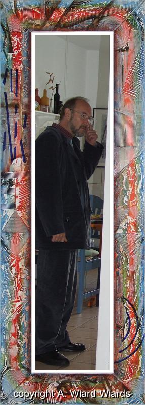 ohne Titel (Spiegelrahmen) | Maße (HxB): 183 x 66 cm | 1998-05-001
