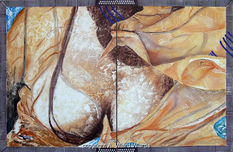 Kynosura (Triptychon außen) | Maße (HxB): 82 x 124 cm | 2003-01-001a