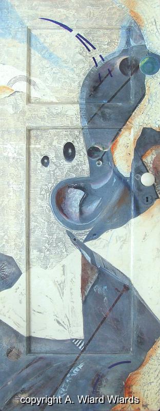 Kassotis (Bemalte Türseite) | Maße (HxB): 177 x 69 cm | 2005-01-001