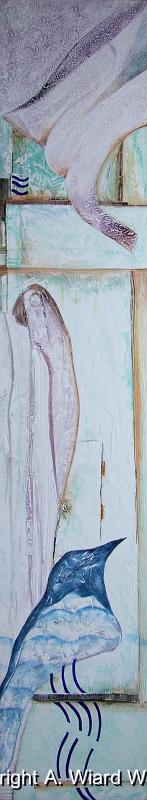 Dido (Deckengemälde, Bild 1 von 3) | Maße (HxB): 280 x 65 cm | 2006-08-002.1