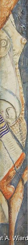 Aigina (Bild 2 von 2, Bemalter Türrahmen) | Maße (HxB): 158 x 16 cm | 2006-10-003.2
