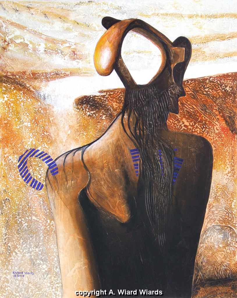 Weiblicher Selen | Mae (HxB): 100 x 80 cm | 2015-12-003